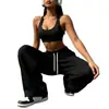 Amazon Ropa de Mujer Europea y Americana Transfronteriza Verano 2026 Pantalones de Pierna Recta Sueltos de Cintura Alta Pantalones de Chándal Deportivos Casuales Largos para Mujer