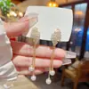 Aretes Elegantes de Plata 925 con Aguja de Pequeño Aroma para Mujer, Nicho Ins, Aretes de Perlas, Lujo Accesible, Aretes de Zirconia de Alta Gama al Por Mayor
