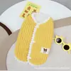 Ropa para Cachorros de Otoño e Invierno Ropa de Oso de Peluche Bichón Gatito Linda Chaleco Cálido con Forro Polar Chaleco Ropa para Mascotas