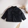 Chaqueta de Plumón de Seda Estilo Chino para Niños 2025 Invierno Nueva Ropa de Año Nuevo Estilo Chino para Bebés y Niños Pequeños Abrigo Grueso para Niños y Niñas