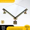 Piso Cerâmico Todo em Aço Antiestático para Salas de Servidores, Salas de Monitoramento de Data Center Elevadas, Antiestático de Alta Resistência Sem Poeira