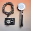 Nuevo Cabezal de Ducha Supercargado Filtro Doméstico Calentador de Baño Ducha Baño Lámina de Acero Cabezal de Ducha de Lluvia Presurizado
