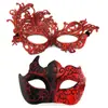 Máscara de Carnaval Veneziana Meio Rosto Baile de Máscaras Festa Mascarada Casal Homens e Mulheres High-End Transfronteiriço Amazon