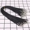 Acessórios DIY Corda para Colar Fivela Lagosta Corda de Couro Fio de Cera Coreano Corda para Colar Corda de Couro Preto Pingente Corda para Pingente