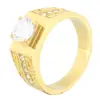 Joyería de Comercio Exterior Cross-Mirror para Hombres y Mujeres, Anillos de Acero de Titanio, Anillos de Boda, Anillos Dominantes Clásicos de Pareja con Diamantes, Anillos Sencillos Japoneses y Coreanos