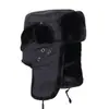 Gorro de invierno para hombre 2026 nuevo estilo para mediana edad y ancianos, forro polar, engrosado, a prueba de frío, cálido, cortavientos, protector de orejas, gorro Lei Feng del Noreste