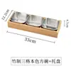 Caja Combinada de Almacenamiento con Bandeja Jiugongge Plato Vajilla Cocina Fruta Seca Plato Pequeño Fruta Comida Plato Separador