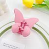 Clip de Pinza para Cabello de Mariposa Escarchada Más Vendido en Amazon Pinza de Disco para Parte Trasera de la Cabeza para Mujeres Pinza de Plástico para el Cabello Pinza Ponda Pinza de Tiburón Venta al por Mayor