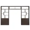 Estante Antiguo Arco Lunar Madera Maciza Estilo Chino Nuevo Estante Antiguo Sala de Estar Gabinete de Múltiples Tesoros Divisor Vitrina Entrada Arco Lunar