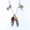Accesorios de cadena de puente alto de acero de titanio Steel Warrior, joyería de acero inoxidable de moda al por mayor, collar con colgante de marca de moda con personalidad