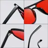 Gafas de Nuevo Producto Transfronterizas Bloqueo del 99% de Luz Azul Estilo Piloto Retro Doble Puente Casual Rojas para Hombres Lentes de PC Gafas para Videojuegos