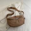 Bolso de Hombro de Moda de Alta Gama Popular de Este Año 2025 Nuevo Bolso Deportivo Simple de Tela de Nylon Bolso Cruzado Casual Tendencia