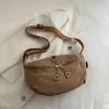 2025 Nuevo Bolso de Hombro para Mujer Verano Bolso Dumpling Casual Versátil para Chica Estudiante Bolso Cruzado Ligero Bolso de Pecho