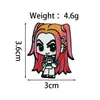Broche Criativo de Série de Anime Desenho Animado Liga Design Forma de Personagem Emblema Decoração de Personalidade Acessórios de Combinação Em Estoque