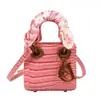 Lenço de Seda com Padrão de Pedra Mini Bolsa Lady Dior Bolsa de Ombro Cruzada para Mulheres 2026 Nova Moda Versátil Tendência Bolsa de Mão Transfronteiriça