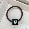 Corea del Sur Nuevo Estilo Alta Calidad Elegante Amor Brillo Flor Cuerda para el Cabello Simple Versátil Payon Cuerda para la Cabeza Tendón de Goma Accesorios para el Cabello