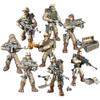 Xiangjun 9902 Policía Especial Rayo Hombre Arma Niño Modelo de Ensamblaje Terceros Domésticos Bloques de Construcción para Hombres 5.5cm