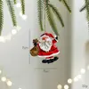 Decoração de Natal Transfronteiriça Resina Retrô Boneco de Neve Velho Pingente Decoração de Feriado Presente para Crianças Decoração de Árvore de Natal