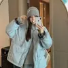 Estilo Coreano Nueva Chaqueta de Algodón con Retazos a Cuadros Relleno de Plumón para Mujer Corta Holgada Acolchado de Diamantes Ligera Petite Dopamina