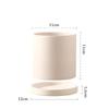 Cerâmica crua assada simples respirável absorvente vaso de argila reta pintura de exportação nórdica planta verde grande flores suculentas