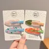 Pinzas para el pelo de frutas de dibujos animados para niñas pequeñas, Pasadores para flequillo delantero, Pinzas Bb para niños, Pinzas laterales para bebé, Diseño sin costuras