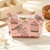 Bolsa de tocador impermeable de gran capacidad, bolsa de almacenamiento de cosméticos con estampado de viaje, bolsa de maquillaje portátil grande