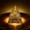 Pirámide de Bola de Cristal Transfronteriza Serie Ojo Azul de Resina Piedra de Energía Ojo del Diablo Decoración de Escritorio para Sala de Estar del Hogar