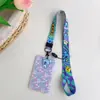 Cartão de peito da Liga da Juventude Flor da Idade, gola halter longa, capa de cartão de controle de acesso anti-perda Yangchengtong, ornamentos, cordão para celular, polvo