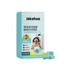 Tabletas Limpiadoras para Lavadora Jakehoe para Uso Diario Portátil en Casa para Eliminar la Cal y Limpiar Manchas de la Ropa del Tambor Interior de la Lavadora