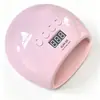 Lâmpada de Unha Novo Modelo 72W Lâmpada de Secagem de Unhas UV LED com Tela e Temporizador para Salão de Unhas Secagem de Esmalte em Gel