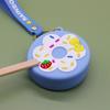 Monedero de silicona transfronterizo con prensa de descompresión, bolsa de almacenamiento de donuts de dibujos animados, mini bolso portátil lindo, suministro de fábrica