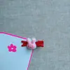 Nuevo Clip para el Cabello con Flor de Estrella Roja de Cinco Puntas Diadema Accesorios Estilo Coreano Niña Linda Cuerda para el Cabello Hecho a Mano Al por Mayor