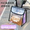 Bolsillo frontal para coche eléctrico multifuncional bolsa impermeable botón magnético gran capacidad boca para teléfono móvil sobre rojo bolsa sucia