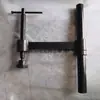 Fixador de Plataforma de Soldagem Flexível 3D Bloco de Abertura D28 Tipo Manípulo Apertador Espiral de 180 Graus