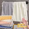 Toalla de coral para niñas, almohadilla limpiadora facial, para baño, engrosada, para secar el cabello, absorbente, sin pelusa, para el hogar, no es toalla facial de algodón puro