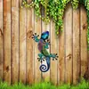 Amazon Acrílico Gecko Parede Art Deco Lagarto Decoração Ao Ar Livre Pendurado Jardim Cerca Decoração de Casa