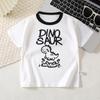Camiseta de algodón para niños, manga corta, ropa de verano para bebés, chaqueta para niñas, ropa para niños al por mayor
