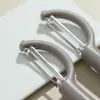 Faca de descascar em aço inoxidável, descascador de maçã, ferramenta de cozinha multifuncional para frutas