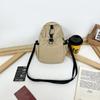 Bolso bandolera para teléfono móvil para mujer, primavera y verano 2025, ligero, impermeable, pequeño, combinable, minibolso de tela para hombro.
