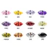 2x4 ~ 10x 20mm 5A forma de ojo de caballo circón de color común colección Wuzhou fábrica de gemas artificiales venta al por mayor piedra suelta