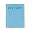 Capa de passaporte criativa em couro PU espessado, porta-passaporte de viagem, PU céu estrelado opcional, proteção essencial para documentos
