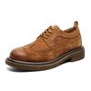 Otoño 2024 Nuevos Zapatos de Cuero para Hombre Zapatos de Vestir Brock Zapatos Tallados Hechos a Mano Zapatos de Cuero de Negocios para Hombre de Estilo Británico