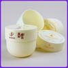500ml boca larga corpo esfoliante frasco de creme pp injeção máscara garrafa de limpeza lama filme garrafa máscara frasco redondo fundo frasco de creme