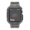 Correa de repuesto transparente Glaciar para Apple iWatch 8 SE con funda protectora, nueva Creative 10S9 generación 7