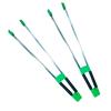 Pinza para basura de acero inoxidable de doble polo pinza recolectora pinza de mango largo pinzas campo de saneamiento higiene de carreteras limpieza