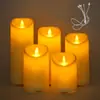 Vela LED com Controle Remoto Carregamento USB Vela Artificial Performance de Natal Decoração de Proposta Vela Falsa