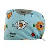 Gorro de quirófano estampado gorro de flores de enfermera gorro de doctora gorro con hebilla para uñas departamento dental gorro de enfermera UCI