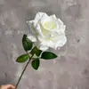 Rosa única enrolada Parede casamento auditório teto estrada chumbo arco de flores decoração flor artificial flor de casamento atacado