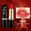 Mking Lápiz Labial Pretty que Cambia de Temperatura, Rojo Cereza Caroteno, No se Transfiere a la Copa, Lápiz Labial Hidratante para Mujeres
