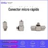 Cilindro mini pagode miniatura PT conector de giro rápido PL4-M5 PC4 / 6-M3-M4-M5-M6 tee PB